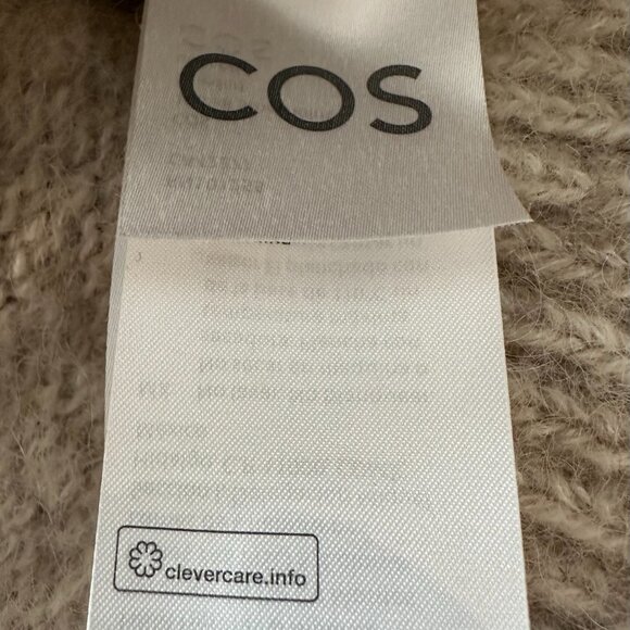 COS – LONG WOOL-ALPACA CARDIGAN - Picture 4 of 10